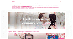 Desktop Screenshot of hochzeitsportal24.de
