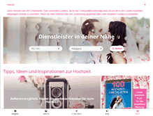 Tablet Screenshot of hochzeitsportal24.de